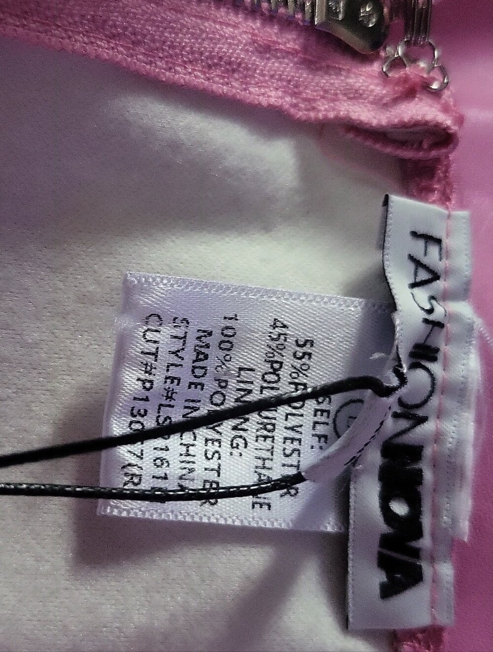 Fashion Nova Lace-Up Faux Leather Mini Skirt - Lavender Pink - Picture 7 of 7